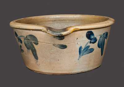 1 Gal. Chester Co., PA Stoneware Milkpan