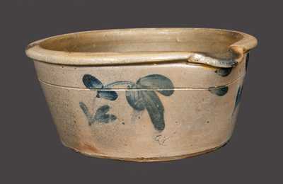 1 Gal. Chester Co., PA Stoneware Milkpan