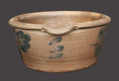 Chester County, PA Stoneware Milkpan