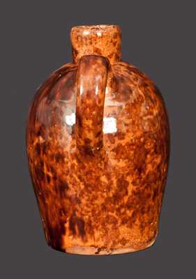 Exceptional Diminutive JOHN BELL Redware Jug Inscribed 