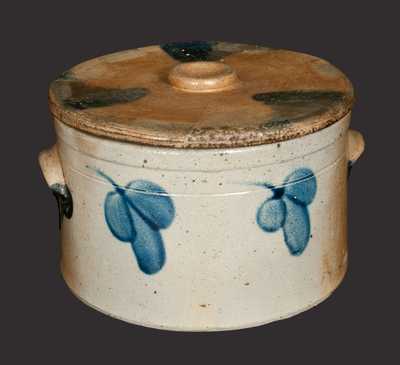 Stoneware Lidded Cake Crock, Baltimore, circa 1880