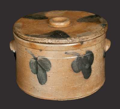 Stoneware Lidded Cake Crock, Baltimore, circa 1880