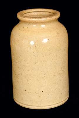 JOHN BELL / WAYNESBORO Yellow-Glazed Redware Canning Jar