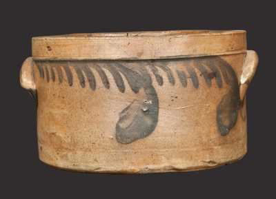 Stoneware Butter Crock, Philadelphia, circa 1880, attrib. Richard Remmey