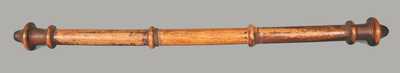 Important C. CROLIUS Wooden New York City Alderman Staff
