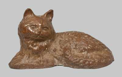 Rare Molded Sewertile Cat Figure