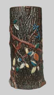 Rustic Redware Umbrella Stand