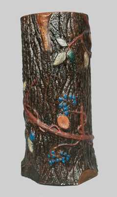 Rustic Redware Umbrella Stand