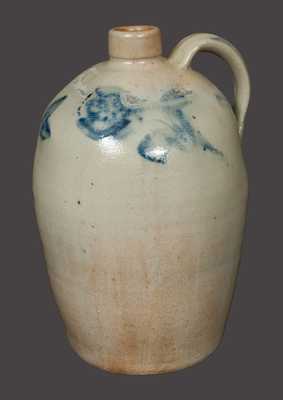 1 1/2 Gal. JOHN BELL Stoneware Jug with Dotted Tulip Decoration