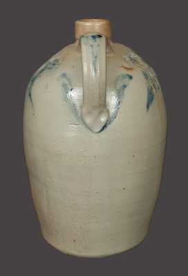 1 1/2 Gal. JOHN BELL Stoneware Jug with Dotted Tulip Decoration