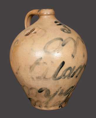 Rare Rome, NY 3 Gal. Stoneware Jug inscribed "Rome / / Company / Maker"