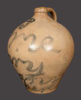 Rare Rome, NY 3 Gal. Stoneware Jug inscribed 