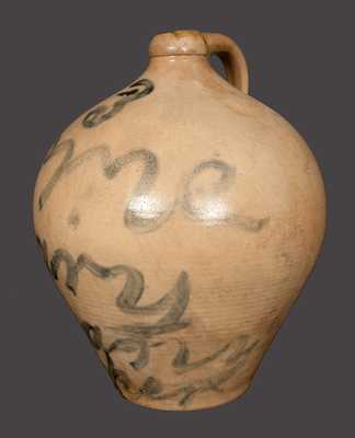 Rare Rome, NY 3 Gal. Stoneware Jug inscribed "Rome / / Company / Maker"