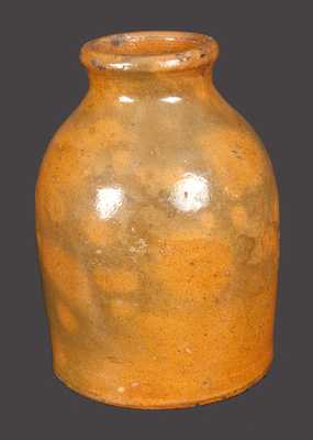 Lead-Glazed Redware Canning Jar att. Galena, IL