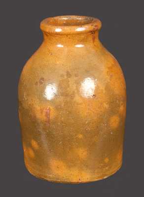 Lead-Glazed Redware Canning Jar att. Galena, IL