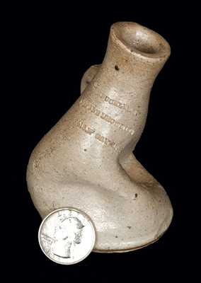 RARE Baltimore Stoneware Whiskey Jug, BUCKLYE S LITTLE BROWN JUG