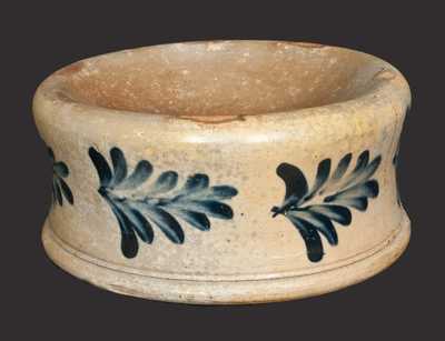 Decorated Stoneware Spittoon att. Richard Remmey, Philadelphia, PA