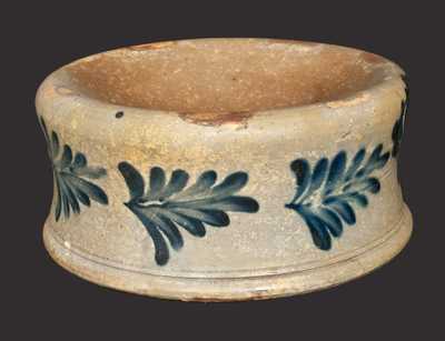 Decorated Stoneware Spittoon att. Richard Remmey, Philadelphia, PA