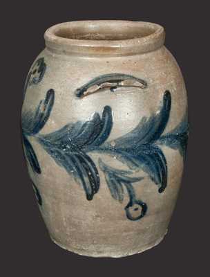 Ovoid Virginia Stoneware Jar with Profuse Decoration, circa 1820-25