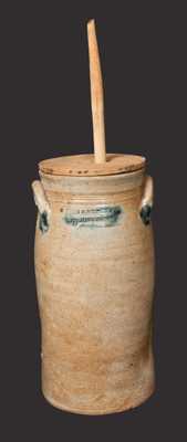 SWAN & STATES / STONINGTON, CT Stoneware Churn