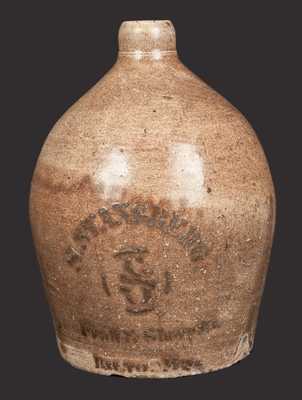 1/2 Gal. S. STANSBERG / BALTIMORE Stoneware Liquor Jug