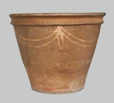 Rare Edgefield, SC Stoneware Flowerpot