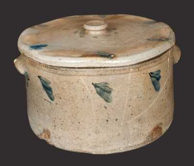 2 Gal. P. HERRMANN / BALTIMORE Stoneware Cake Crock with Lid