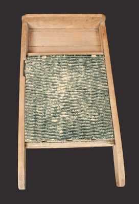 Yellowware Washboard