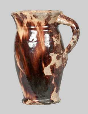 Shenandoah Valley Multi-Glazed Redware Cream Pitcher