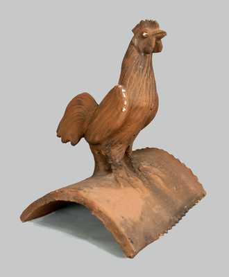 Terracotta Rooster Roof Tile