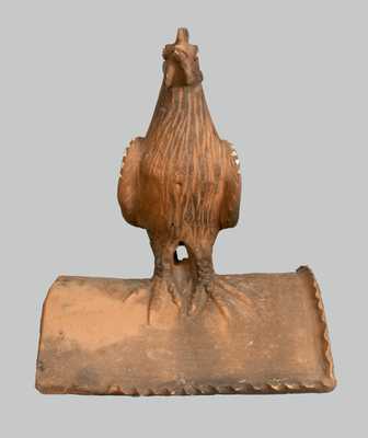 Terracotta Rooster Roof Tile