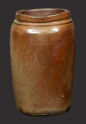 1 Gal. Stoneware Jar Marked SOLOMON BELL, Winchester or Strasburg, VA, circa 1840