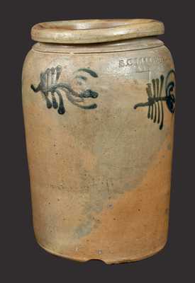 B. C. MILBURN / ALEXA. (Alexandria, VA) Stoneware Jar with Slip-Trailed Decoration
