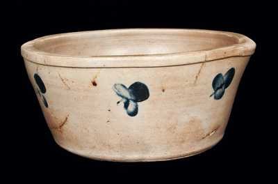 1 Gal. Stoneware Milkpan, Baltimore, circa 1870