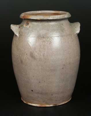 Rare J. SWANN / ALEXA (Alexandria, Virginia) Stoneware Jar