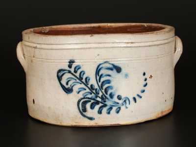 1 1/2 Gal. Stoneware Cake Crock, New Jersey, third quarter 19th century.