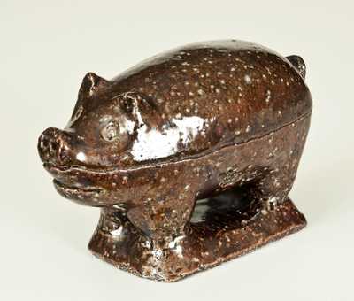 Sewertile Pig Figure Dated 1920