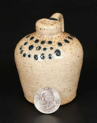Miniature Stoneware Jug with Dotted Decoration