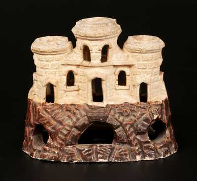 Small-Sized Stoneware Aquarium Castle