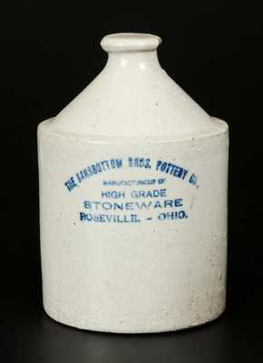 THE RANSBOTTOM BROS. POTTERY CO. / ROSEVILLE, OHIO Stoneware Chicken Waterer