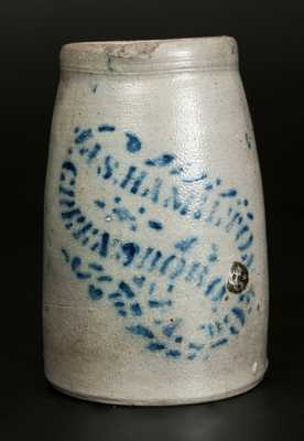 JAS. HAMILTON / GREENSBORO, PA Stoneware Canning Jar