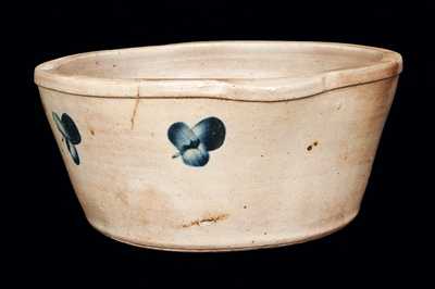 1 Gal. Stoneware Milkpan, Baltimore, circa 1870