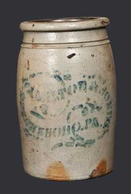 HAMILTON & JONES / GREENSBORO, PA Stoneware Jar