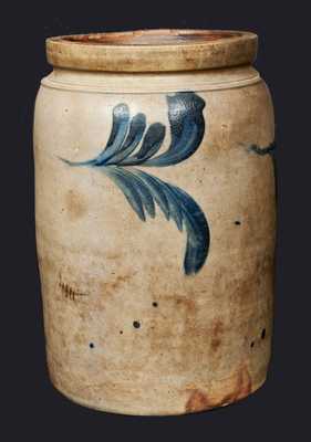 2 Gal. Stoneware Crock Signed R.C.R., Richard Remmey, Philadelphia