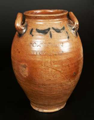 COMMERAWS STONEWARE Jar with Impressed Decoration, Three-Gallon