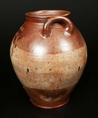 Scarce "BOSTON / 1804" Stoneware Jar with Iron Oxide Decoration
