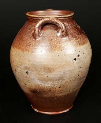 Scarce "BOSTON / 1804" Stoneware Jar with Iron Oxide Decoration