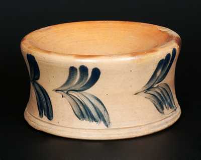 Cobalt-Decorated Stoneware Spittoon, attributed to Richard C. Remmey, Philadelphia, PA, circa 1870