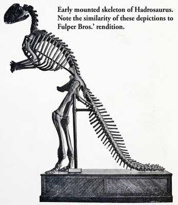 Important FULPER BROS. / FLEMINGTON, NJ Stoneware Dinosaur Crock