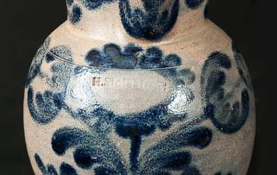 Very Rare H. SMITH & CO. (Alexandria, DC) Stoneware Pitcher